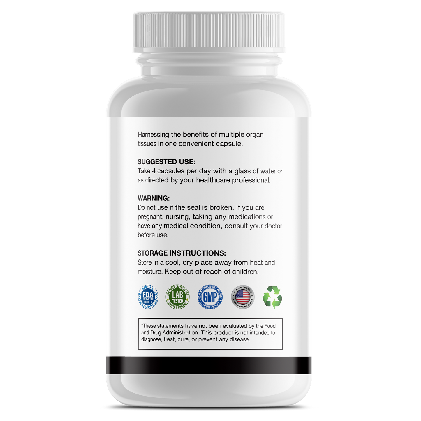 Grass-Fed Beef Organ Complex