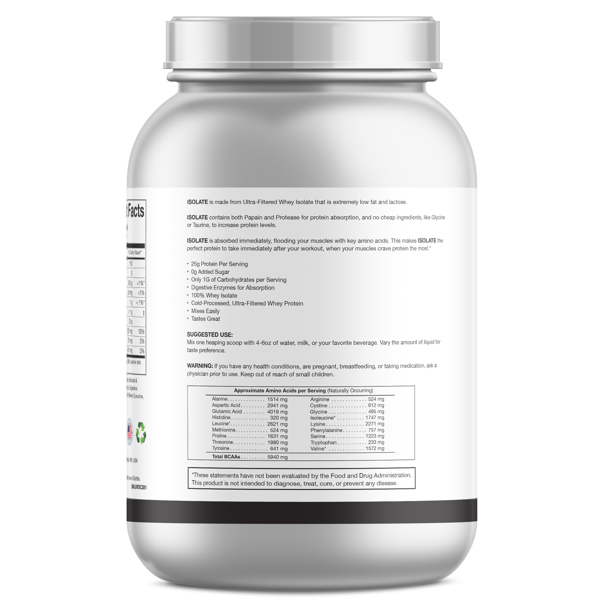 Vegan Vanilla Milkshake Plant Protein Powder