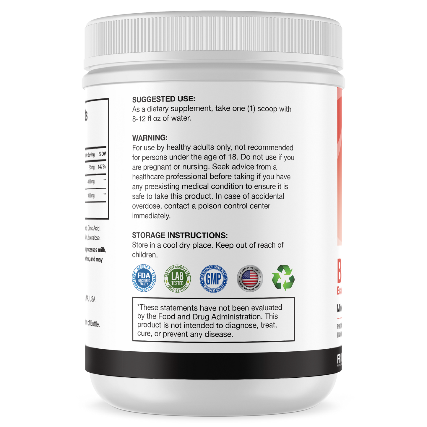 BCAA Fruit Punch Powder