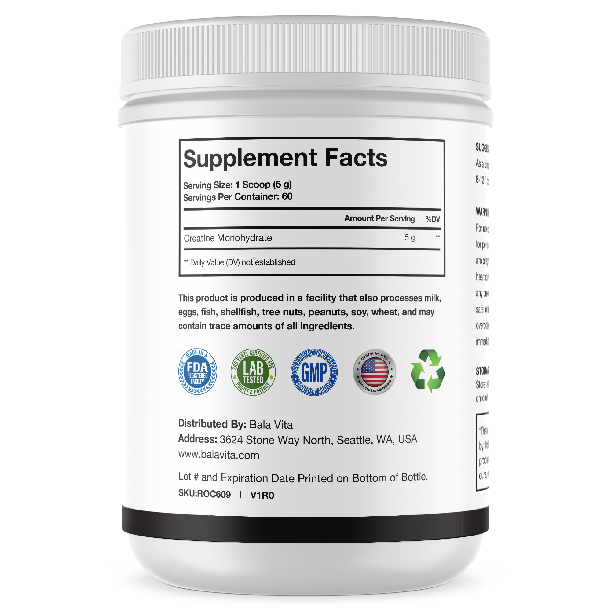 Best Creatine Monohydrate Powder 300g