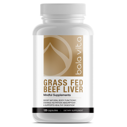 Grass-Fed Beef Liver 3000mg Capsule