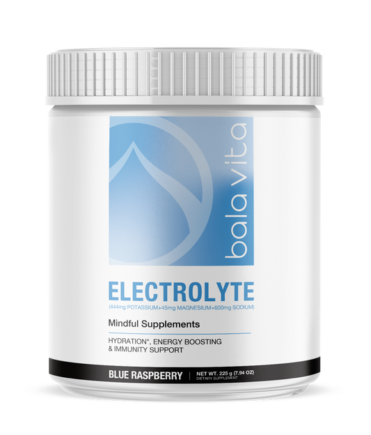 Ion + Electrolyte Blue Raspberry Powder (444mg Potassium, 45mg Magnesium, 600mg Sodium)