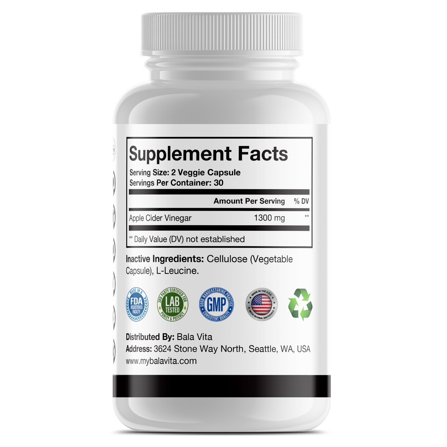 Apple Cider Vinegar Gummies - 1000mg