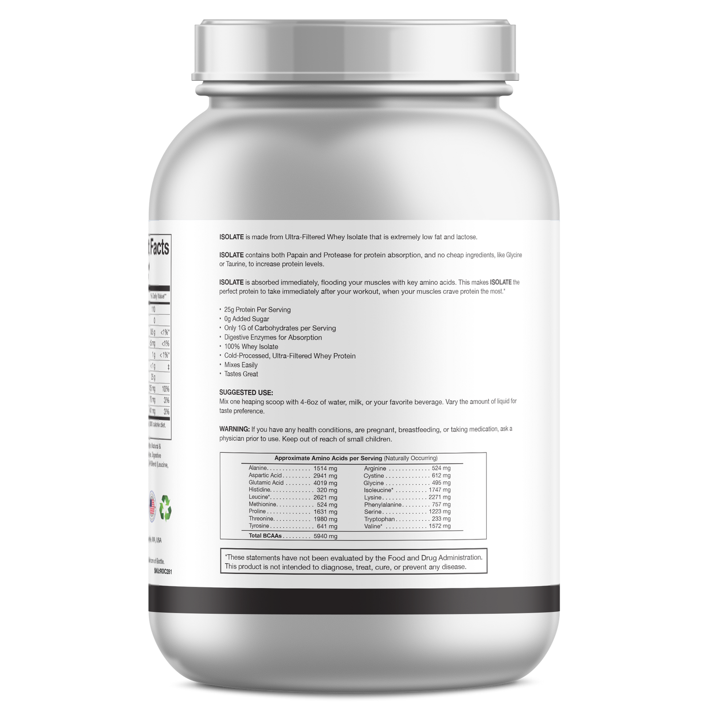 Vegan Vanilla Milkshake Plant Protein Powder