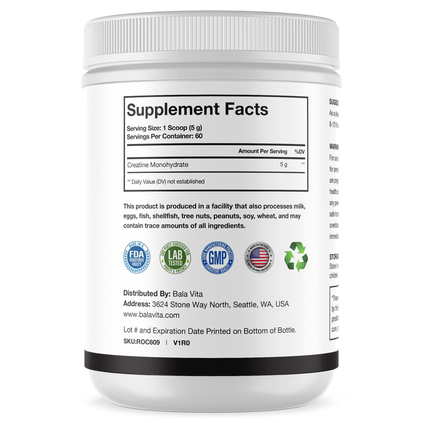 Best Creatine Monohydrate Powder 300g