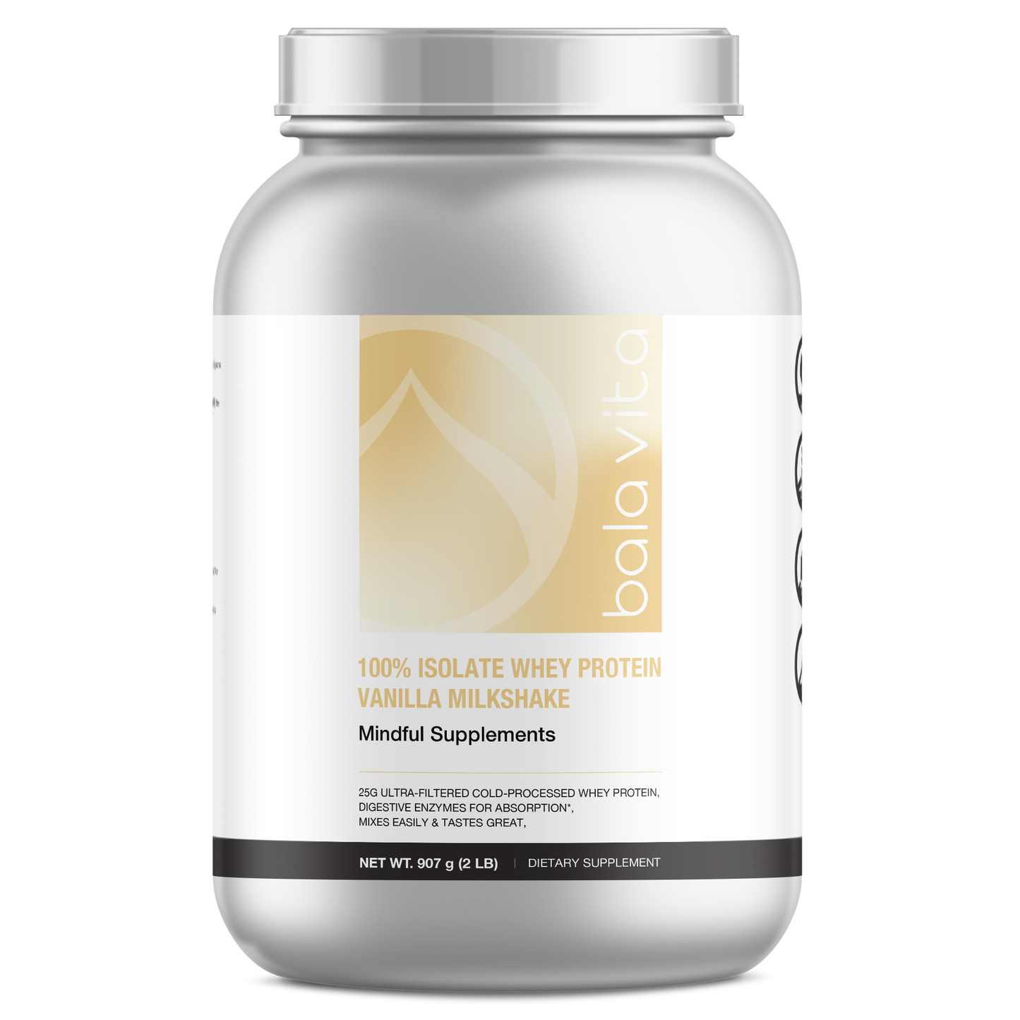 2lb 100% Whey Isolate Vanilla – 30 servings
